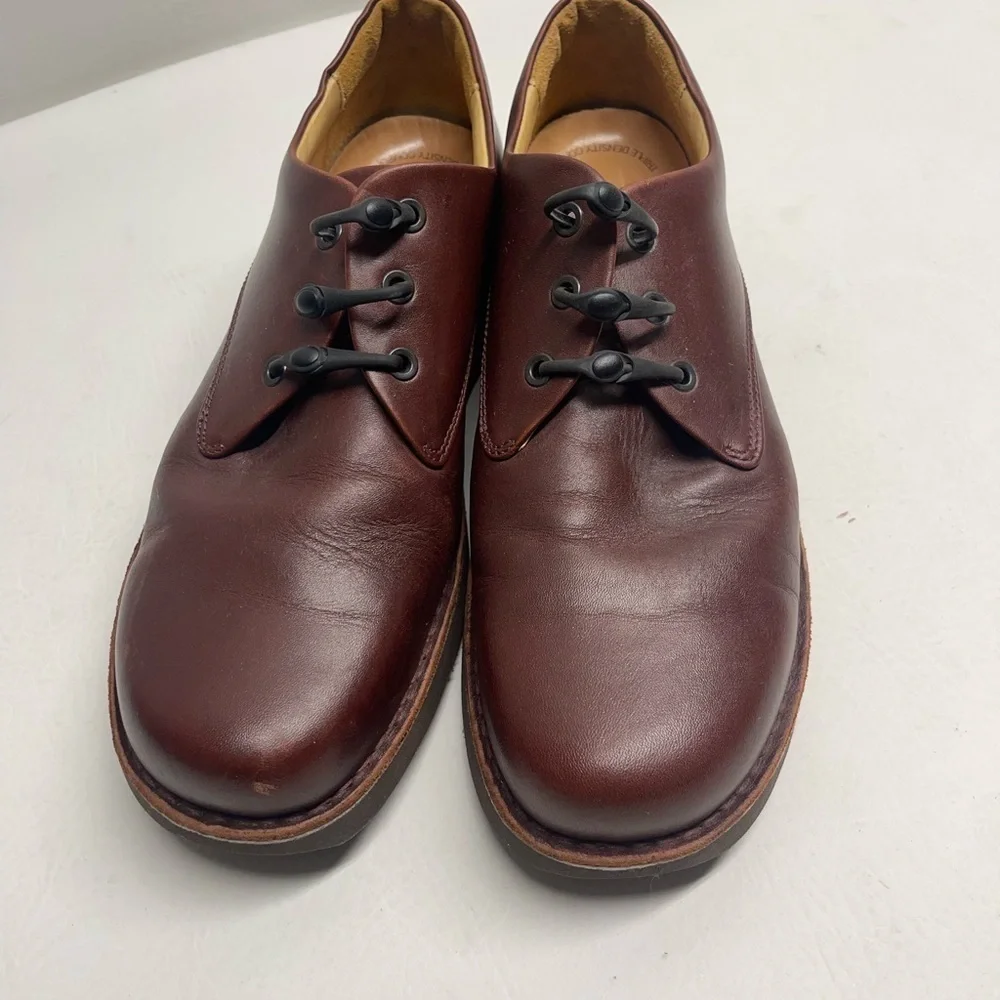 Samuel Hubbard mens leather brown shoes size  10M